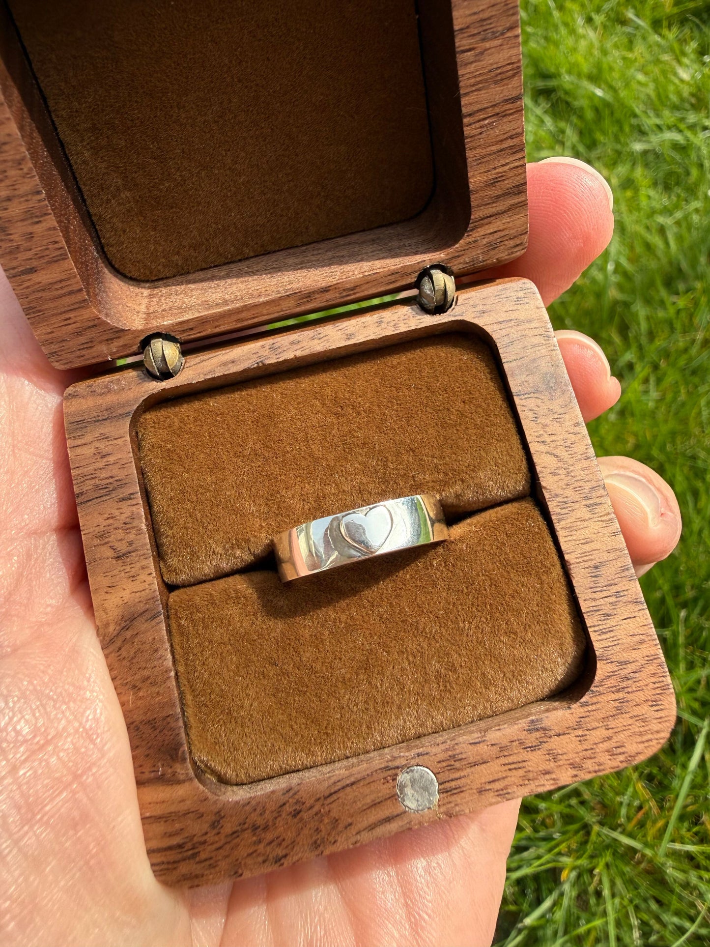 Hidden Heart Memorial Ring