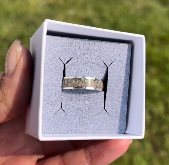 Inlay Memorial Ring