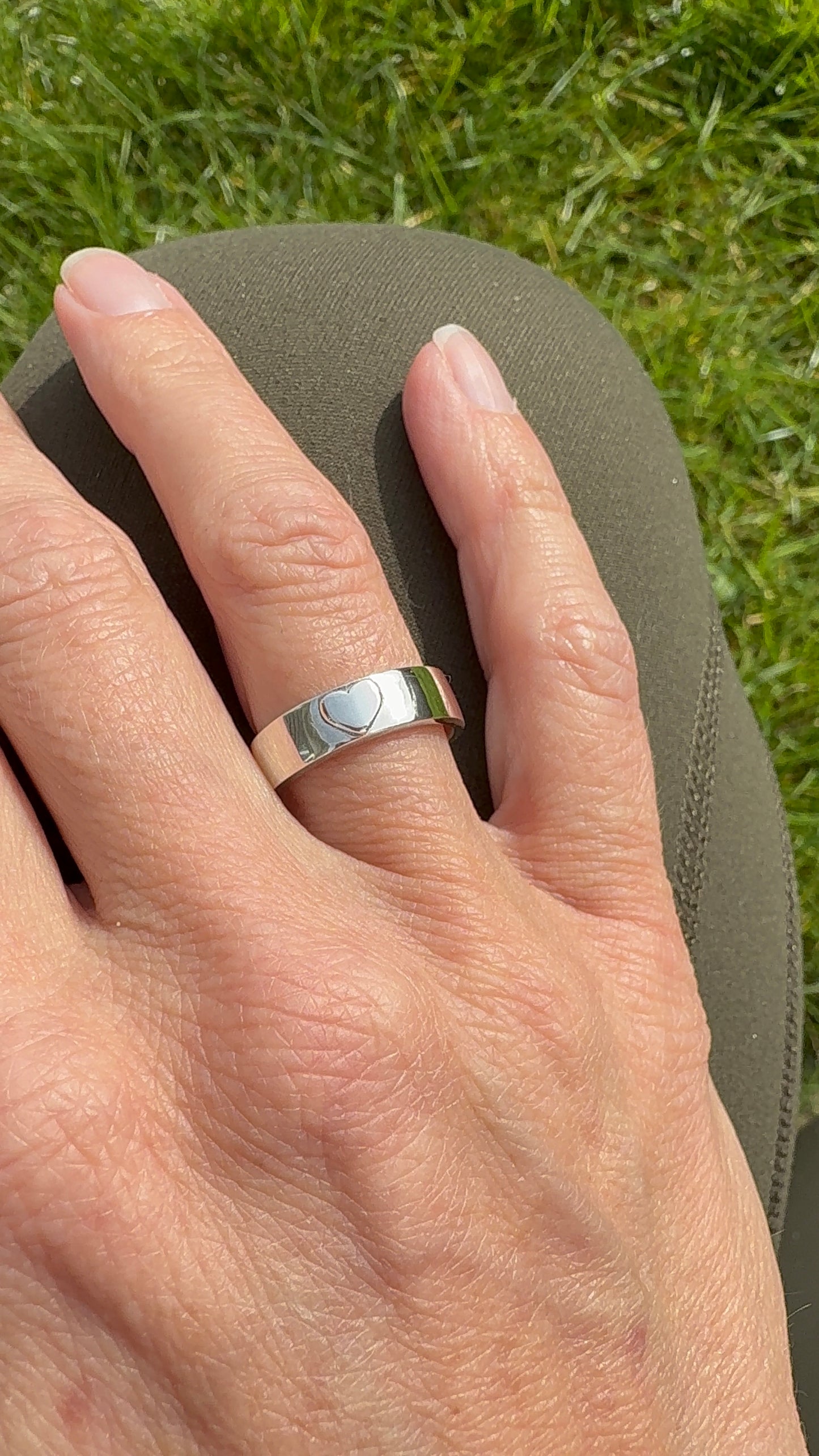 Hidden Heart Memorial Ring