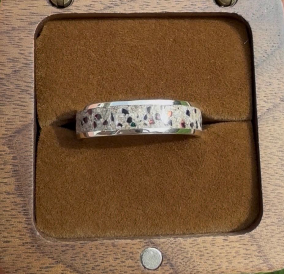 Inlay Memorial Ring