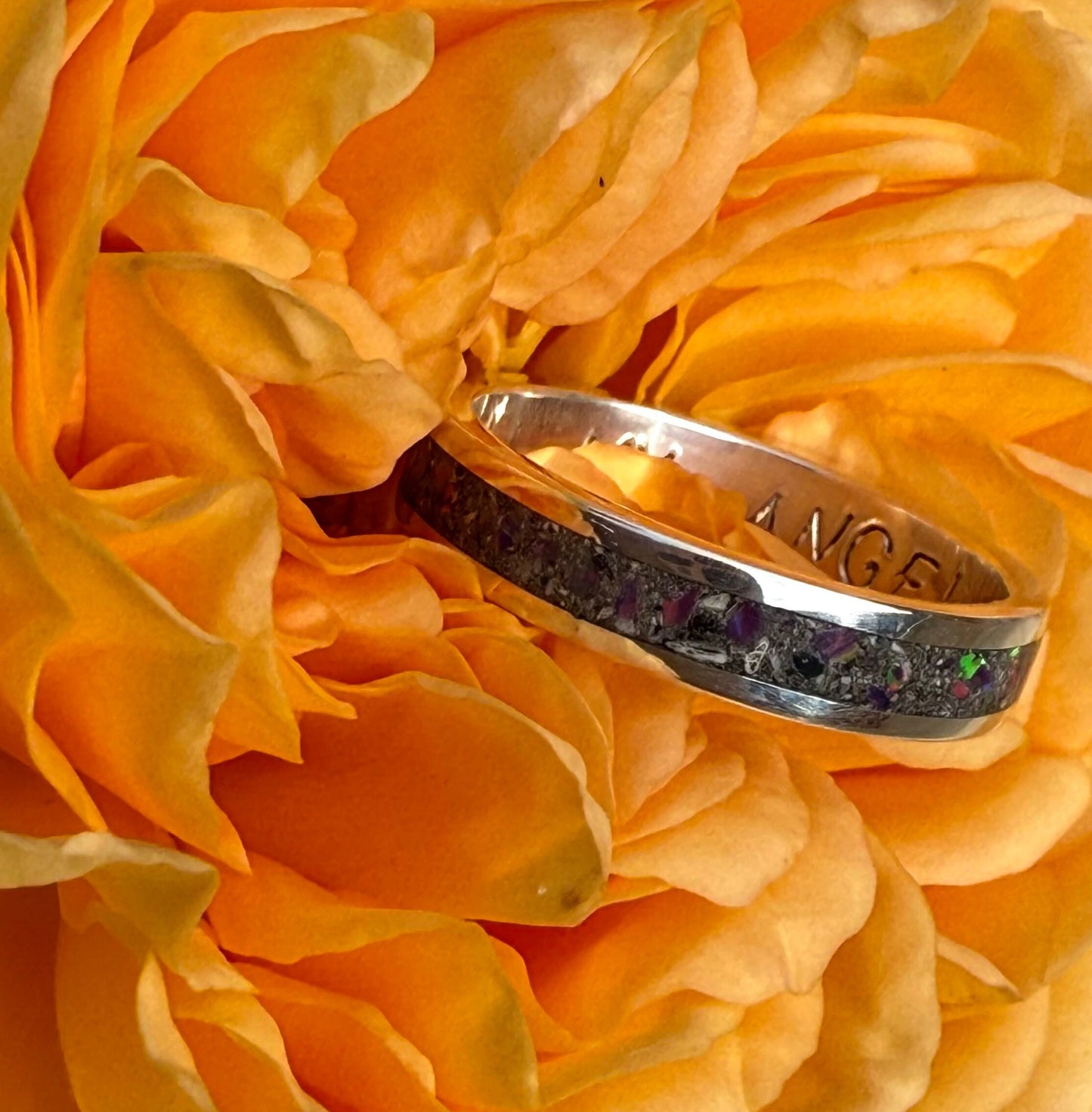 Inlay Memorial Ring